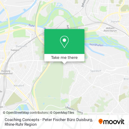 Coaching Concepts - Peter Fischer Büro Duisburg map