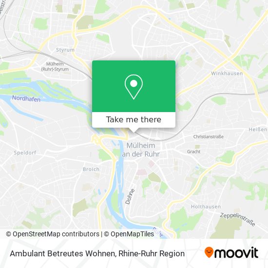 Ambulant Betreutes Wohnen map