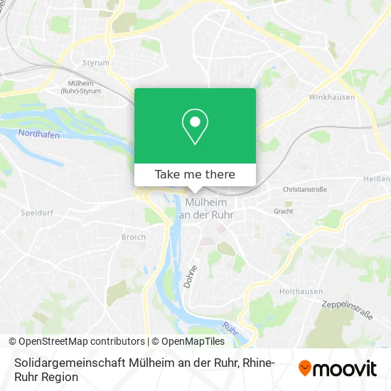 Карта Solidargemeinschaft Mülheim an der Ruhr
