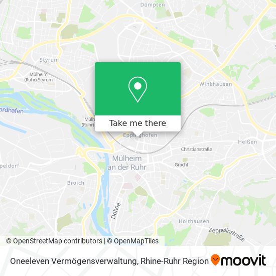 Oneeleven Vermögensverwaltung map