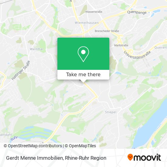 Gerdt Menne Immobilien map