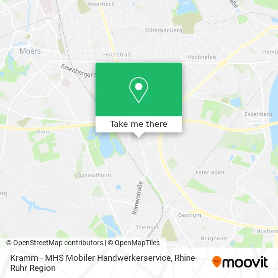 Карта Kramm - MHS Mobiler Handwerkerservice