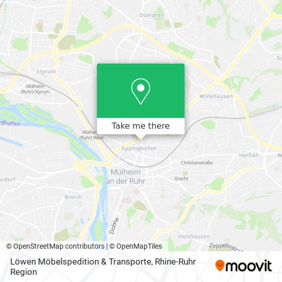 Löwen Möbelspedition & Transporte map
