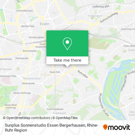 Sunplus Sonnenstudio Essen Bergerhausen map