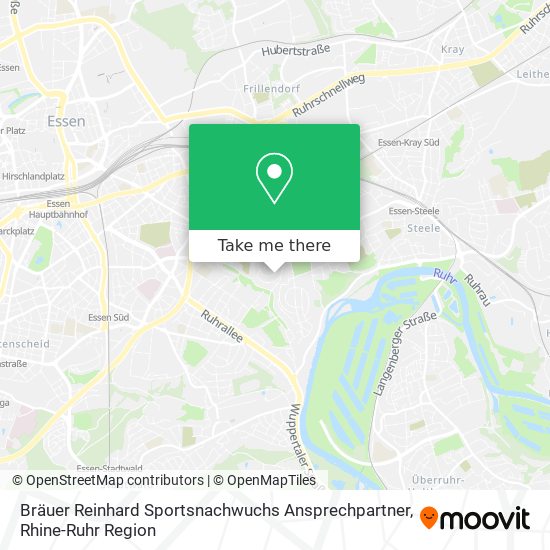 Карта Bräuer Reinhard Sportsnachwuchs Ansprechpartner