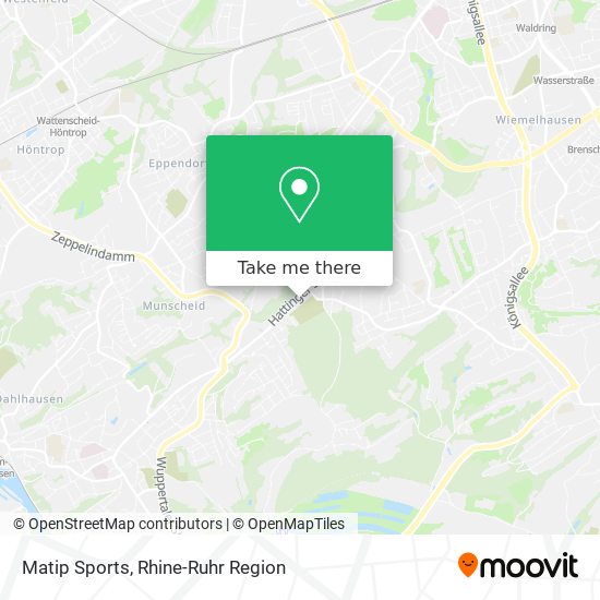 Matip Sports map