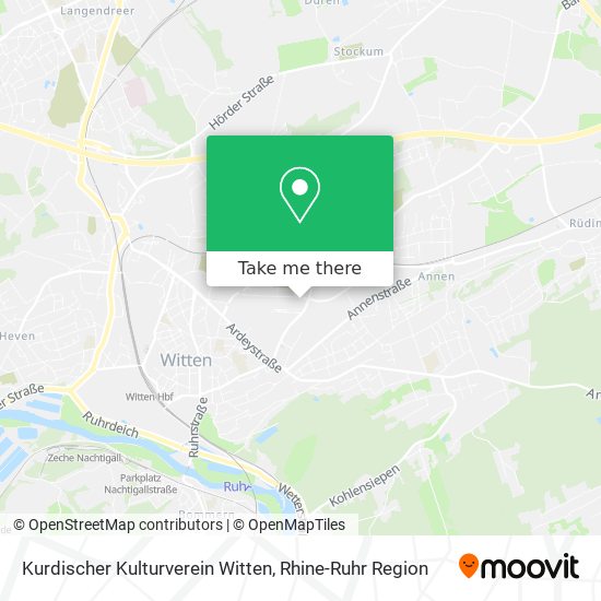 Kurdischer Kulturverein Witten map