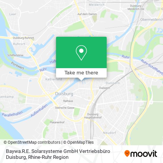 Baywa.R.E. Solarsysteme GmbH Vertriebsbüro Duisburg map