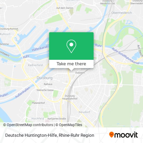Deutsche Huntington-Hilfe map
