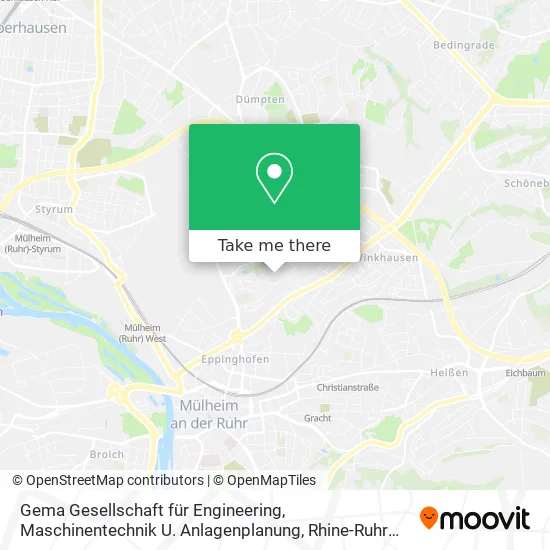 Карта Gema Gesellschaft für Engineering, Maschinentechnik U. Anlagenplanung