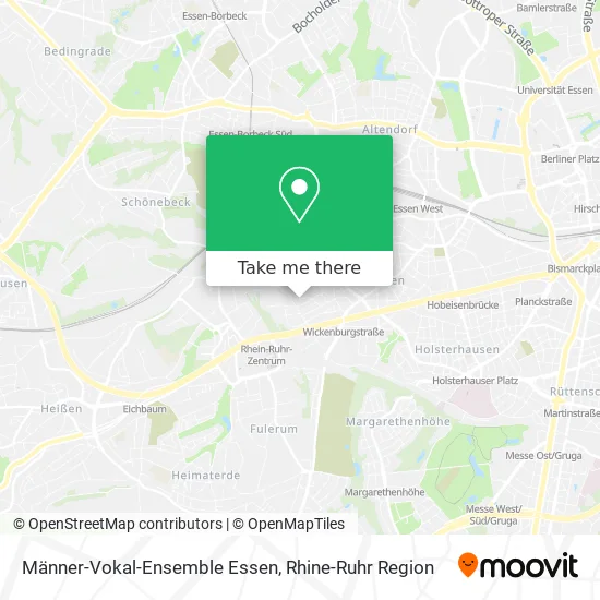 Карта Männer-Vokal-Ensemble Essen