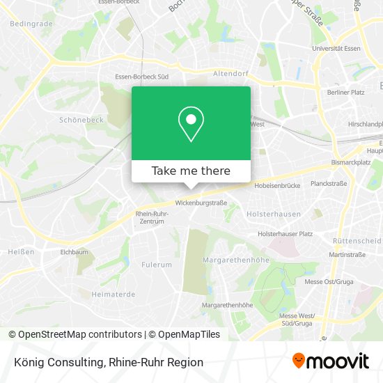 König Consulting map