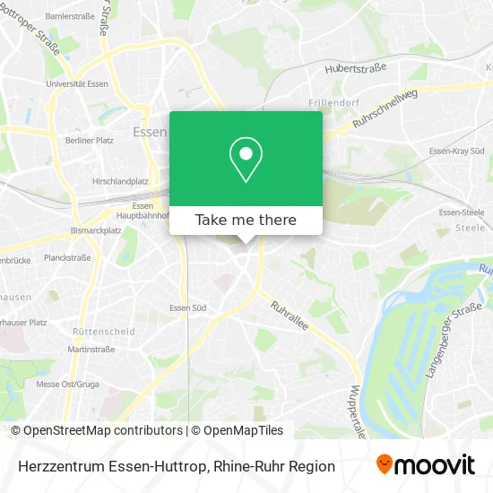 Карта Herzzentrum Essen-Huttrop