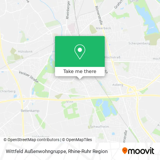 Карта Wittfeld Außenwohngruppe