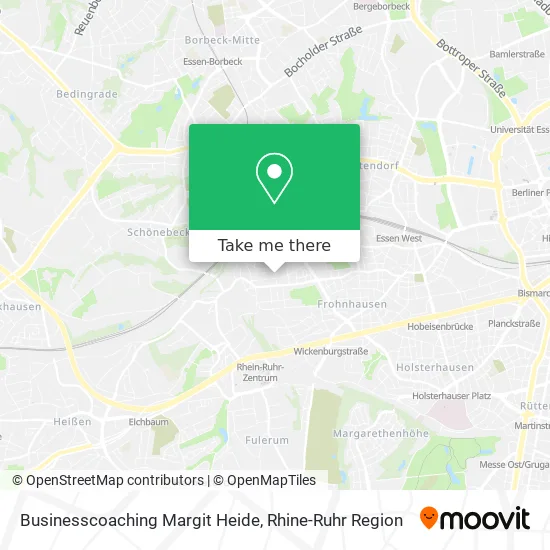Businesscoaching Margit Heide map