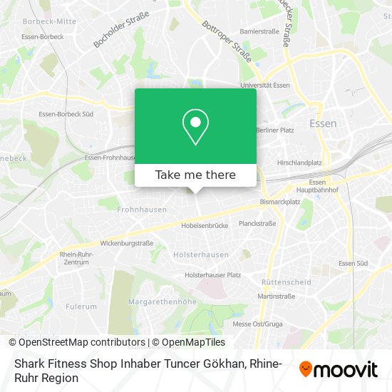 Shark Fitness Shop Inhaber Tuncer Gökhan map