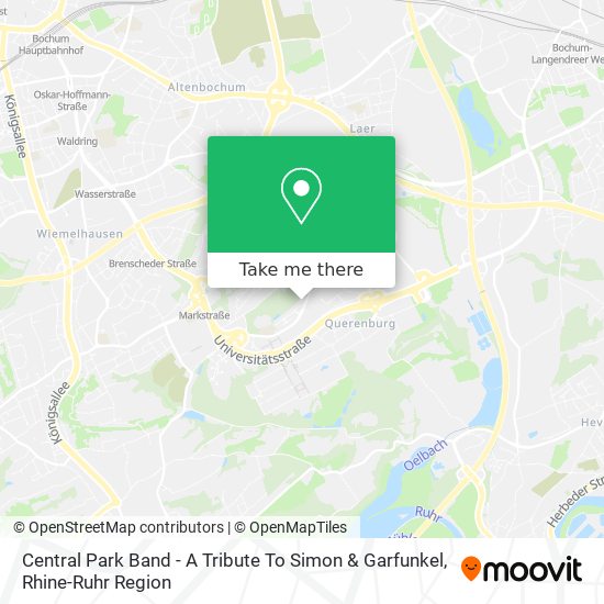 Central Park Band - A Tribute To Simon & Garfunkel map