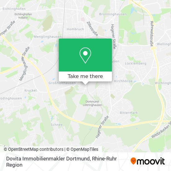 Карта Dovita Immobilienmakler Dortmund