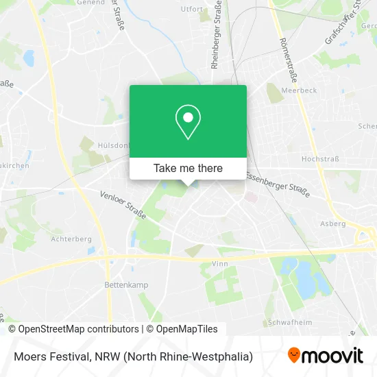 Карта Moers Festival