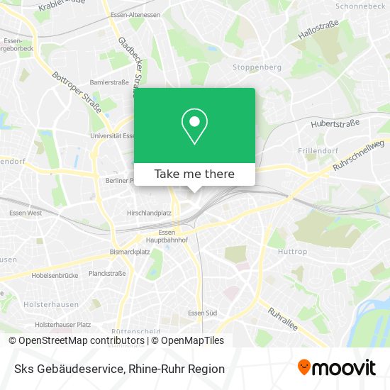 Sks Gebäudeservice map