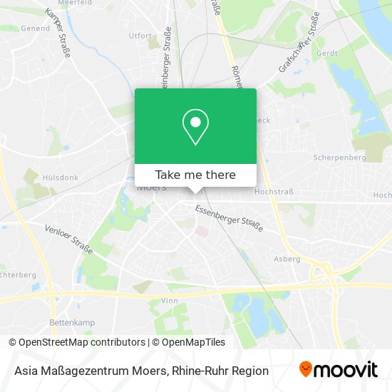 Карта Asia Maßagezentrum Moers