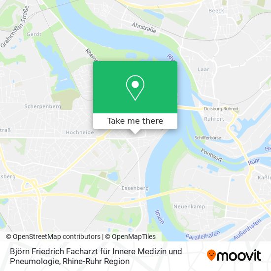 Björn Friedrich Facharzt für Innere Medizin und Pneumologie map