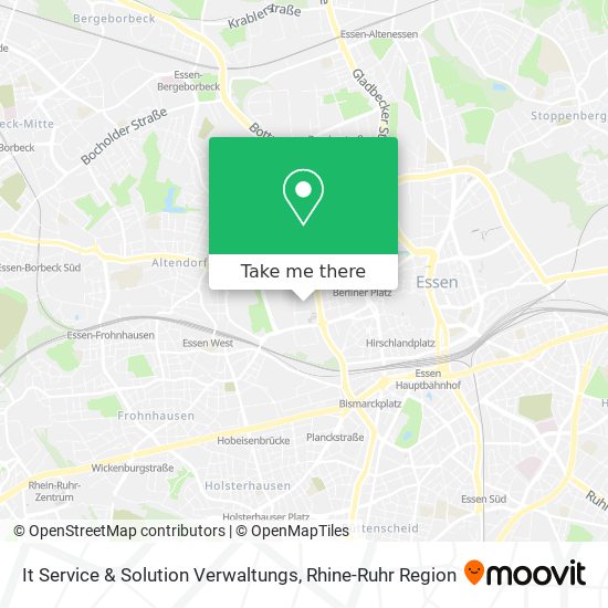 It Service & Solution Verwaltungs map