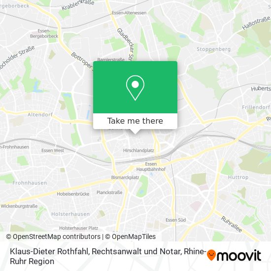 Klaus-Dieter Rothfahl, Rechtsanwalt und Notar map