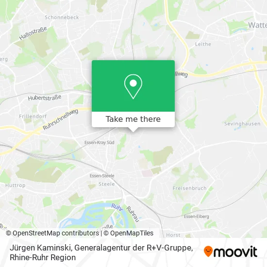 Карта Jürgen Kaminski, Generalagentur der R+V-Gruppe