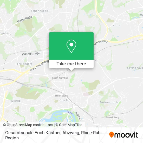 Карта Gesamtschule Erich Kästner, Abzweig