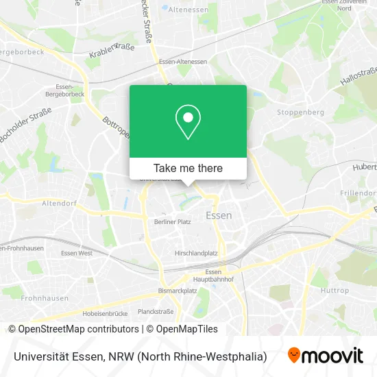 Карта Universität Essen