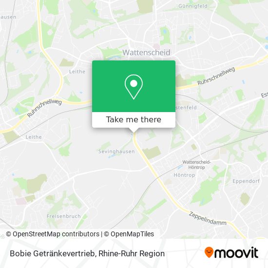 Bobie Getränkevertrieb map