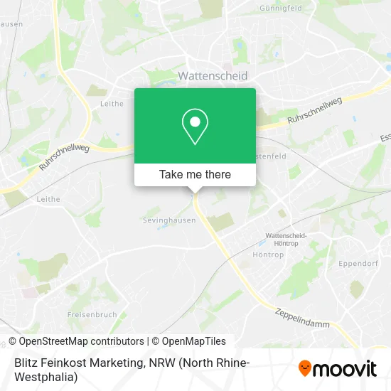 Карта Blitz Feinkost Marketing