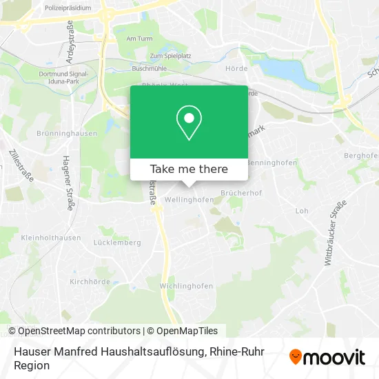 Карта Hauser Manfred Haushaltsauflösung