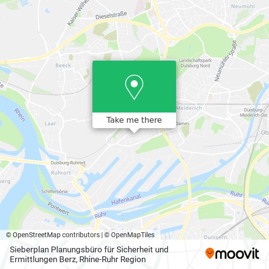 Sieberplan Planungsbüro für Sicherheit und Ermittlungen Berz map