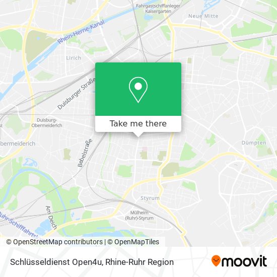 Schlüsseldienst Open4u map