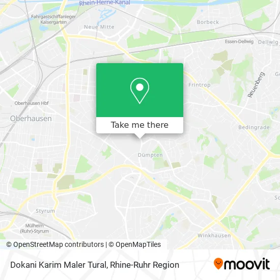 Карта Dokani Karim Maler Tural