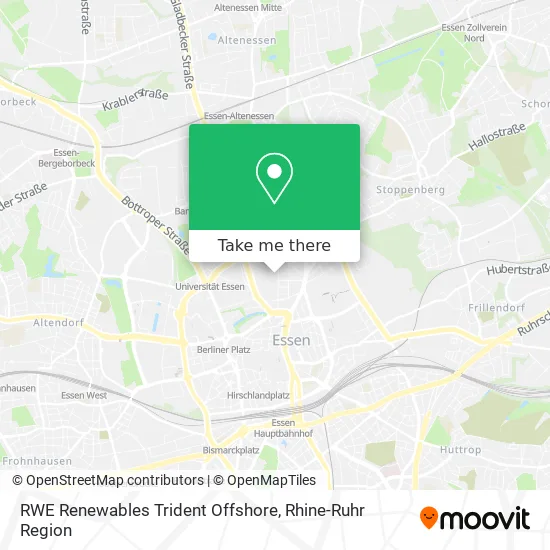 Карта RWE Renewables Trident Offshore