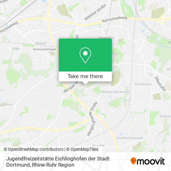 Jugendfreizeitstätte Eichlinghofen der Stadt Dortmund map