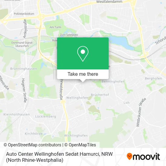 Карта Auto Center Wellinghofen Sedat Hamurci