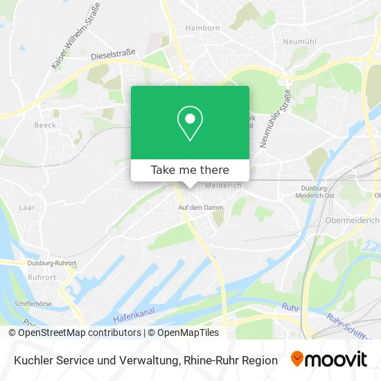 Карта Kuchler Service und Verwaltung
