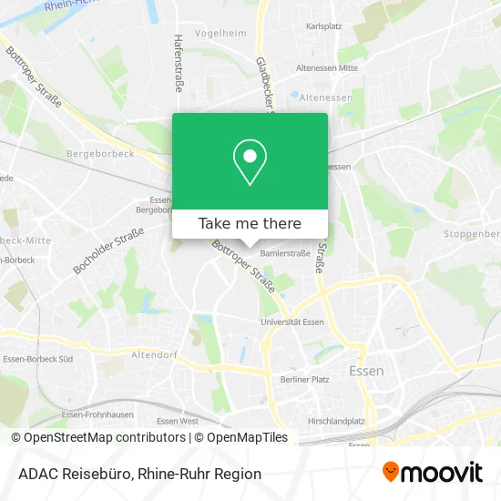 Карта ADAC Reisebüro