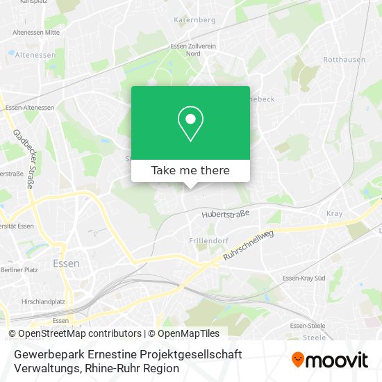 Gewerbepark Ernestine Projektgesellschaft Verwaltungs map