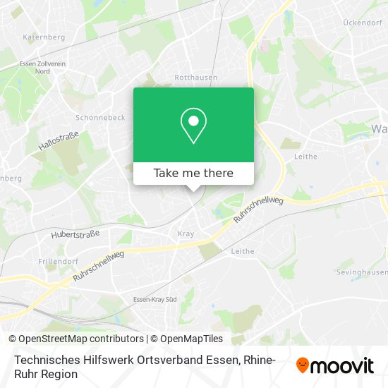 Technisches Hilfswerk Ortsverband Essen map