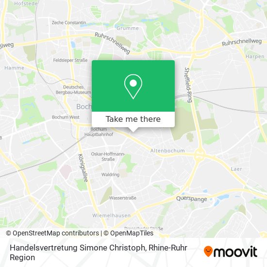 Handelsvertretung Simone Christoph map