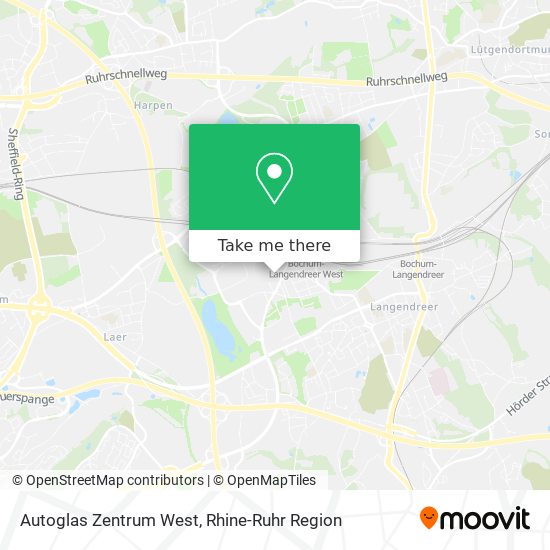 Autoglas Zentrum West map