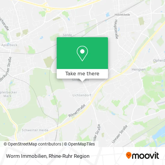 Карта Worm Immobilien