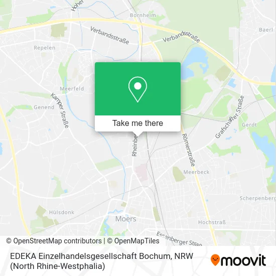 Карта EDEKA Einzelhandelsgesellschaft Bochum