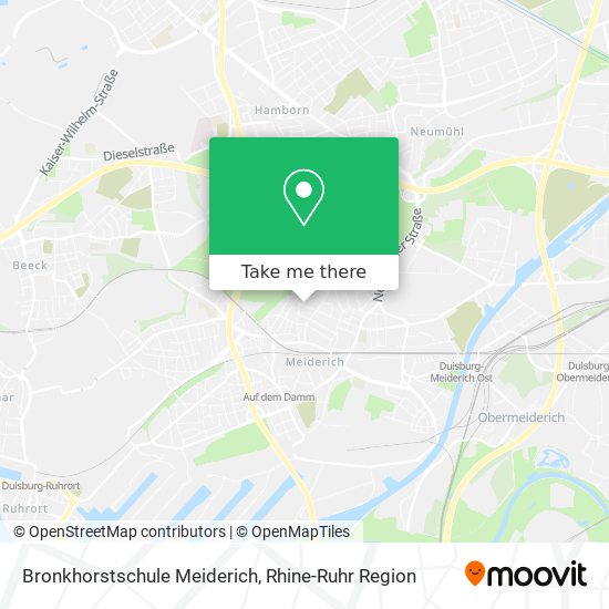 Bronkhorstschule Meiderich map