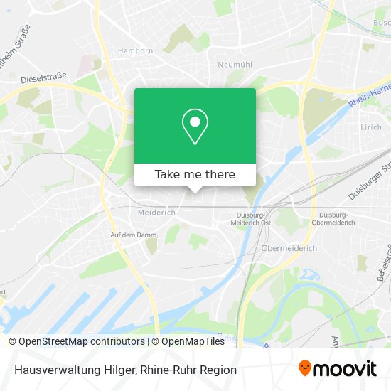 Hausverwaltung Hilger map